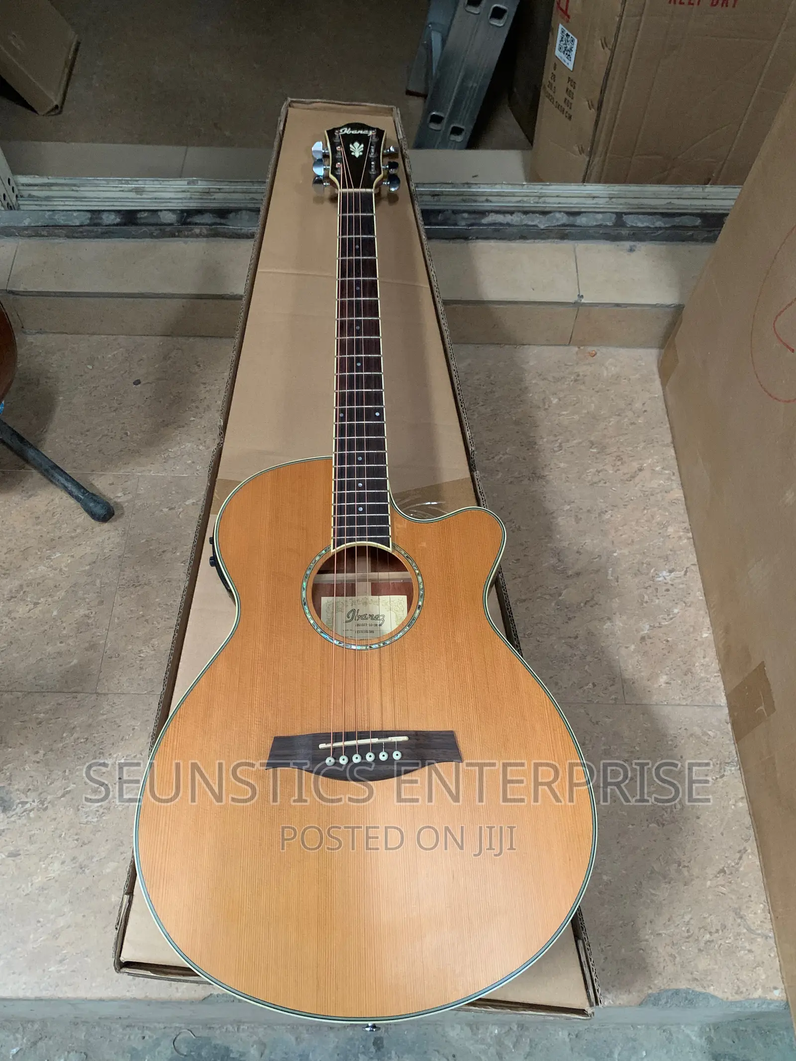 Quality Ibanez Electro Acoustic Guitar With Fishman EQ