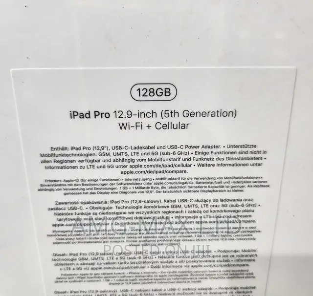 New Apple iPad Pro 12.9 (2020) 128 GB Gray