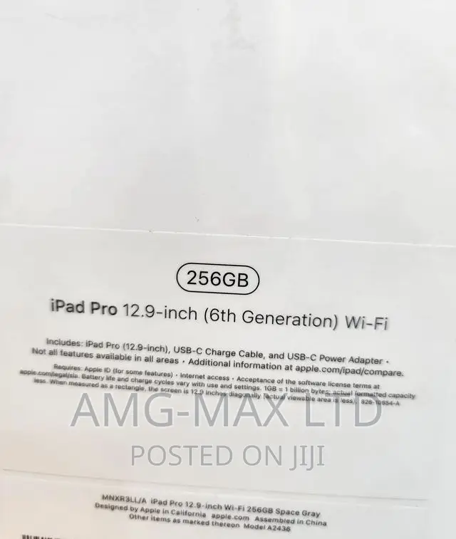 New Apple iPad Pro 12.9 (2022) 256 GB Gray