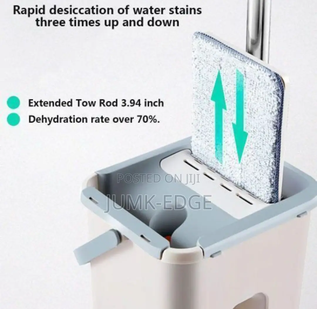 Microfiber Mop Bucket, Handsfree Mop