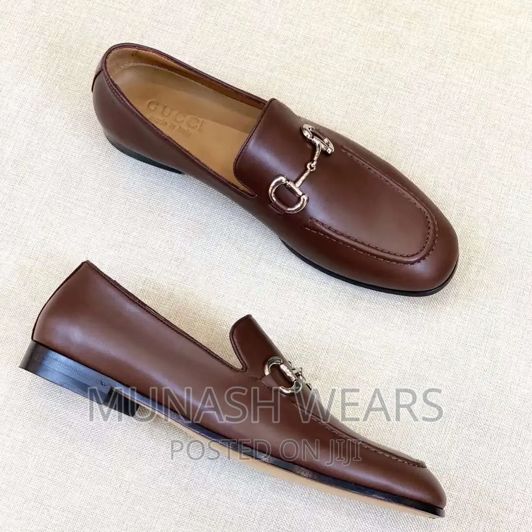 Italian Leather Gucci Luxury Shoe