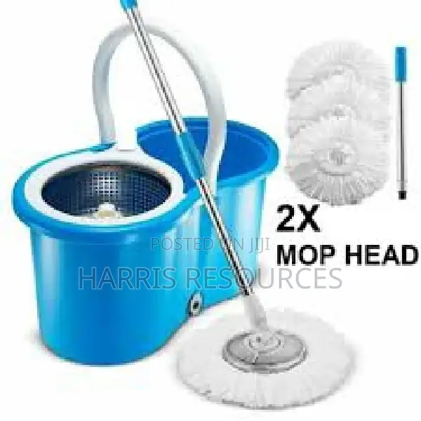 Strong 360 Magic Spin Mop With 2pcs Microfibre Heads