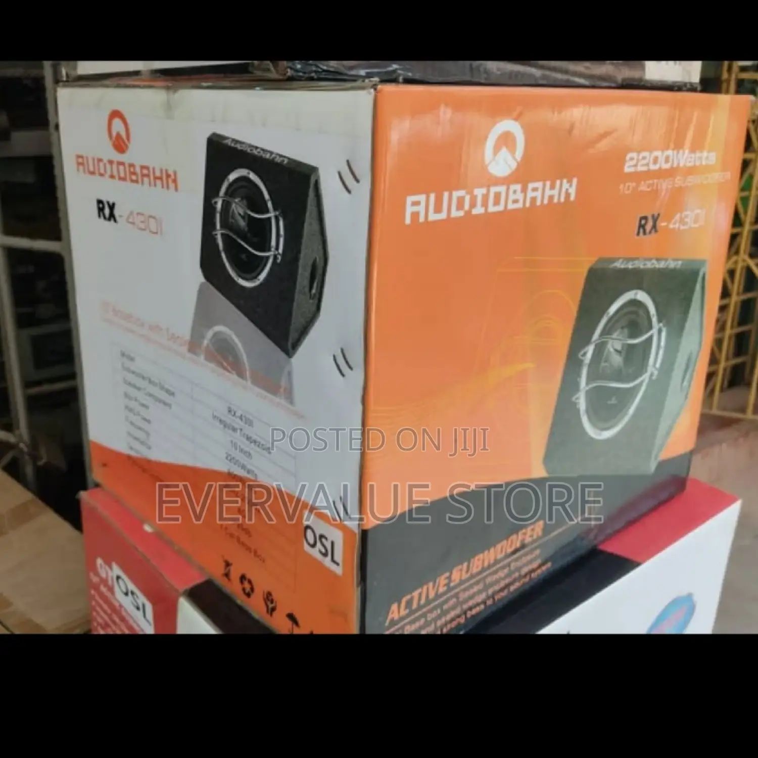 Car Bass Woofer With Inbuilt Amplifier 10inches 2200watts