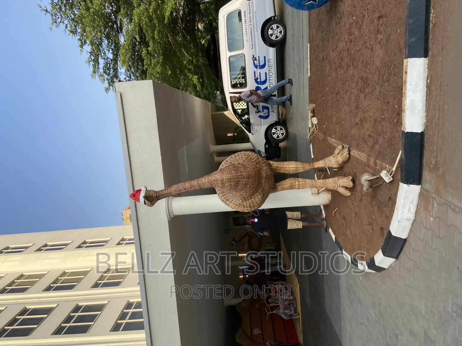 Weaving Ostrich