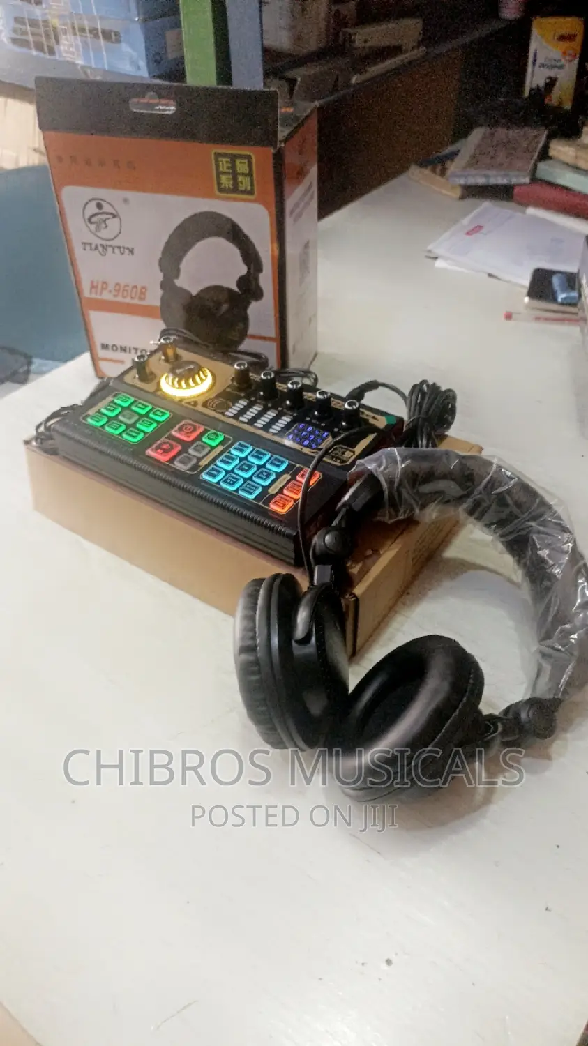 X9 Sound Card Audio Mixer Recording Device 6.35