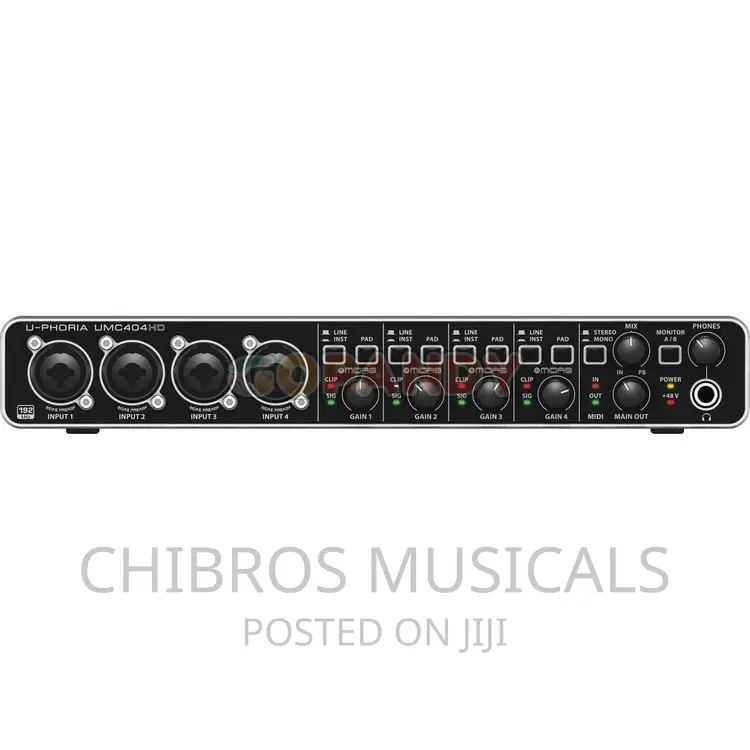 Behringer U-Phoria UMC404HD Audio/Midi Interface