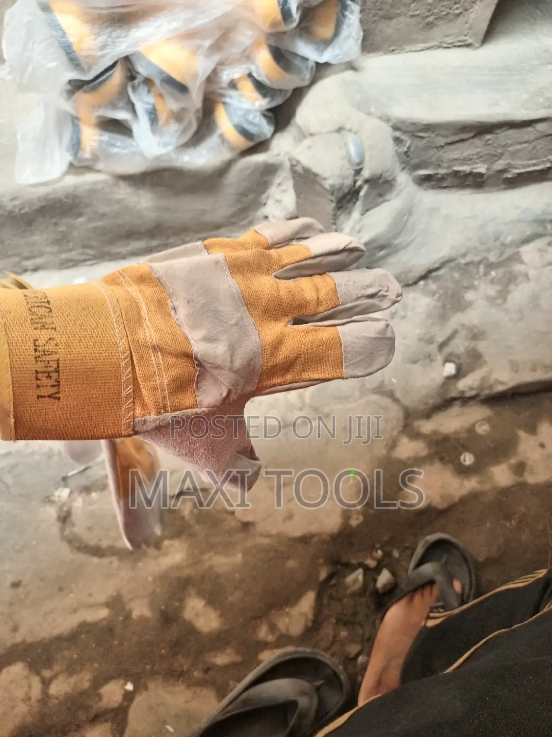 Yellow Combination Hand Glove