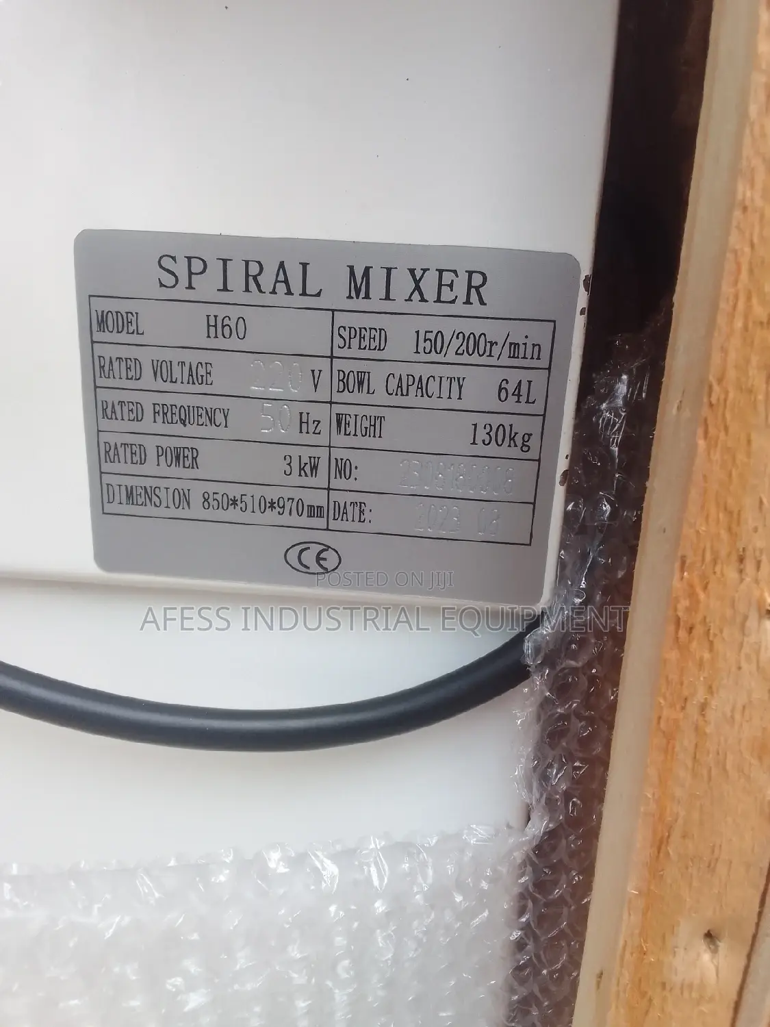 25kg Spiral Dough Mixer