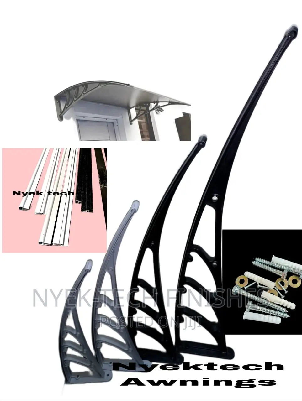 Canopy Brackets Danpalon Hangers Aluminum Profile Bolts