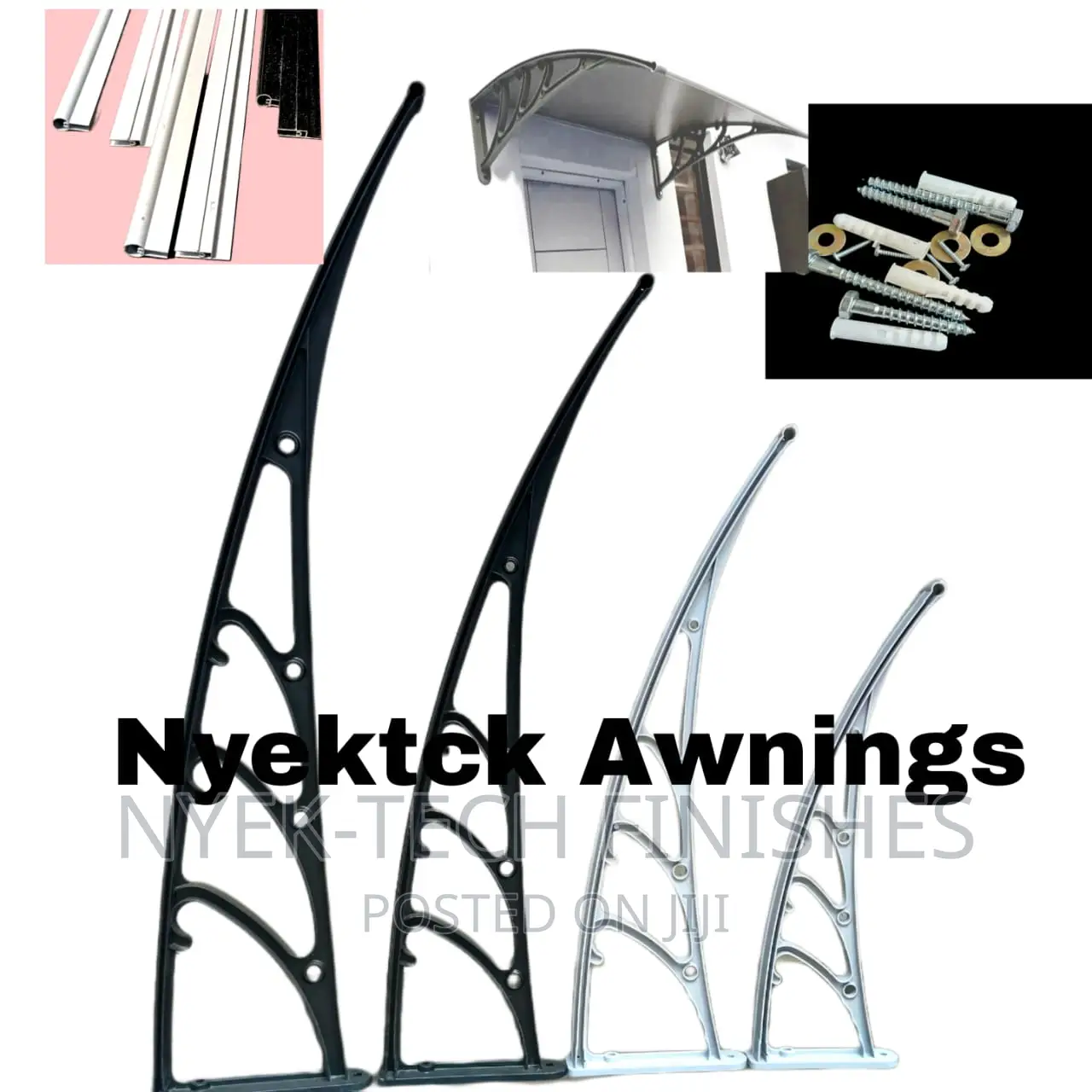 Canopy Brackets Danpalon Hangers Aluminum Profile Bolts