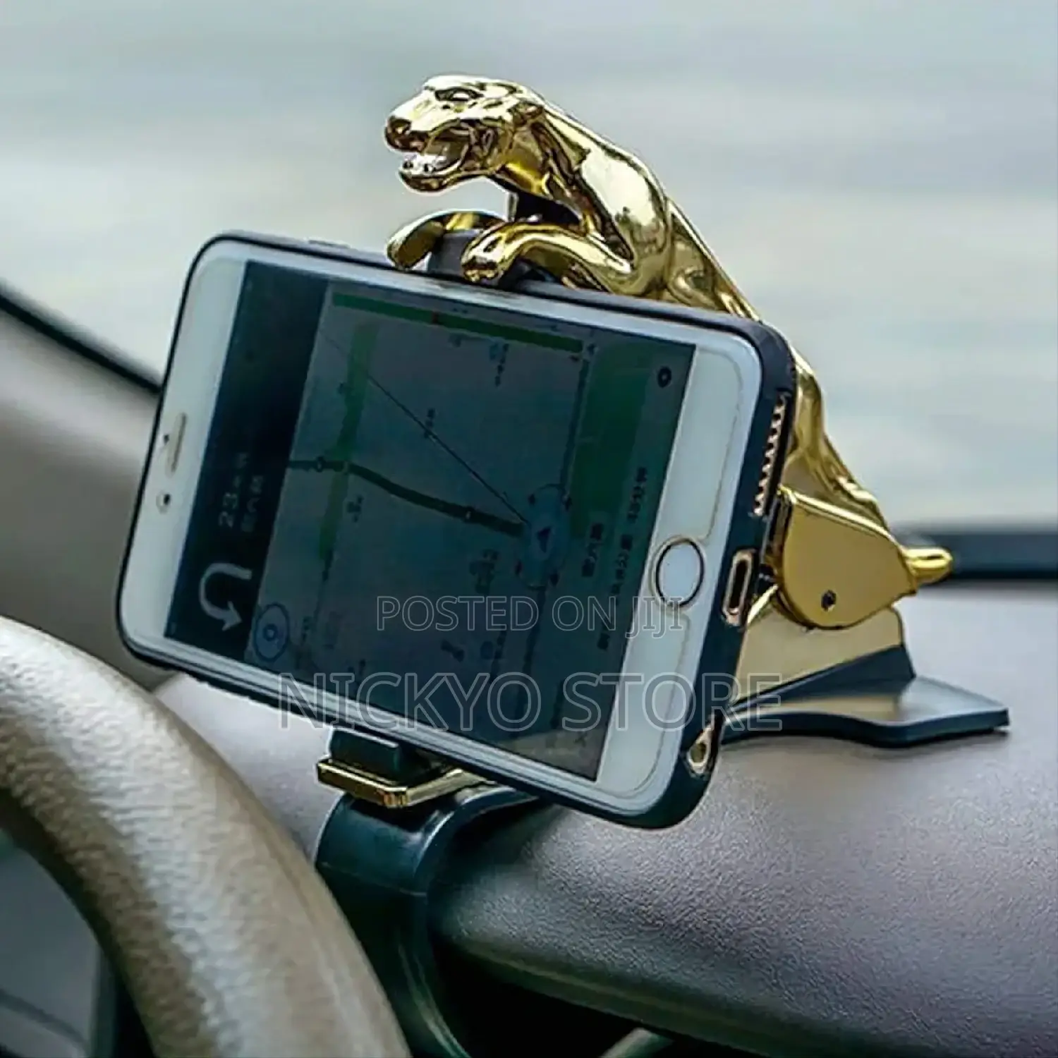 Jaguar Cell Mount Stand Bracket Car Dashboard Phone Holder
