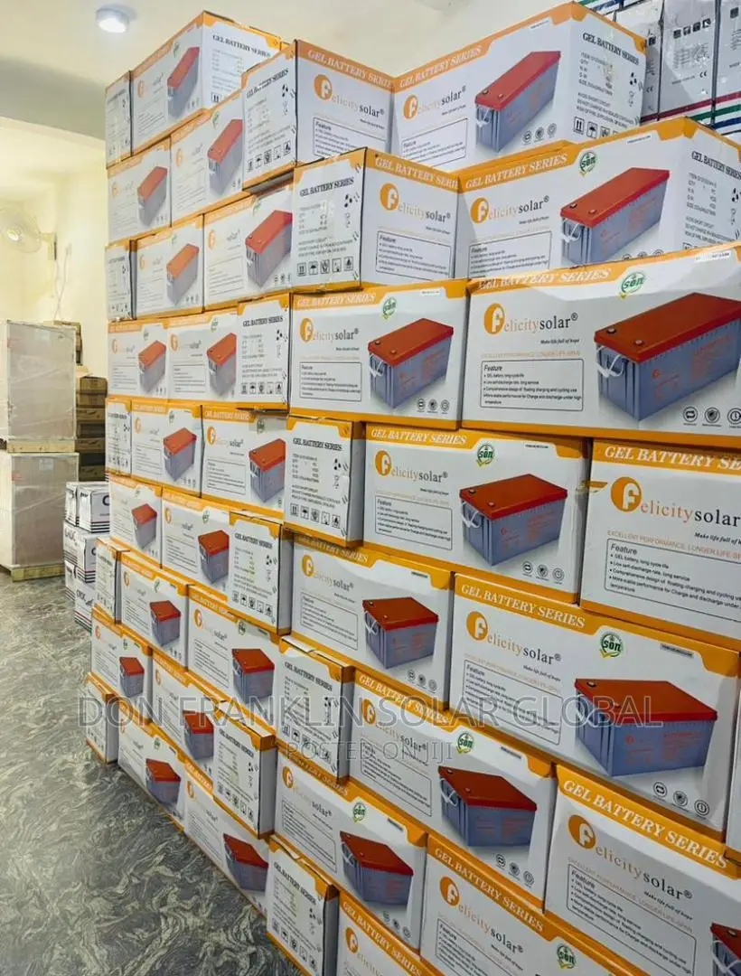 200ah Felicity Gel Solar Inverter Battery