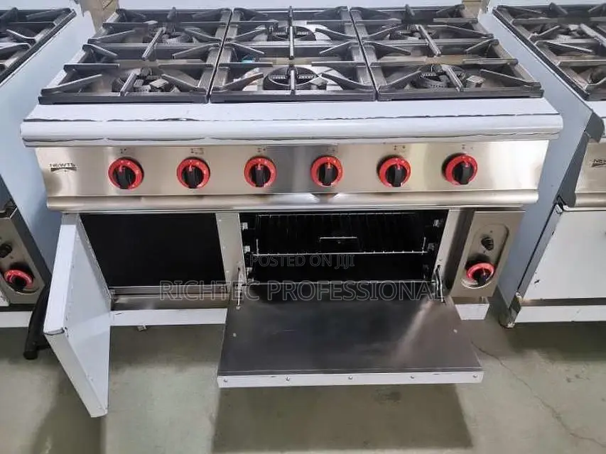 High Quality 6 Burner Gas Cooker With Oven