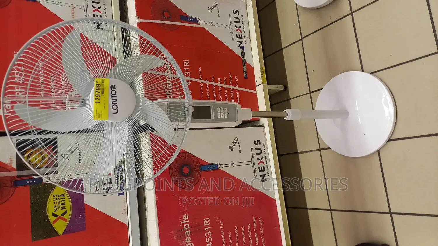 16" Lontor Digital Rechargeable Fan 055wr-16 Clearance Sales