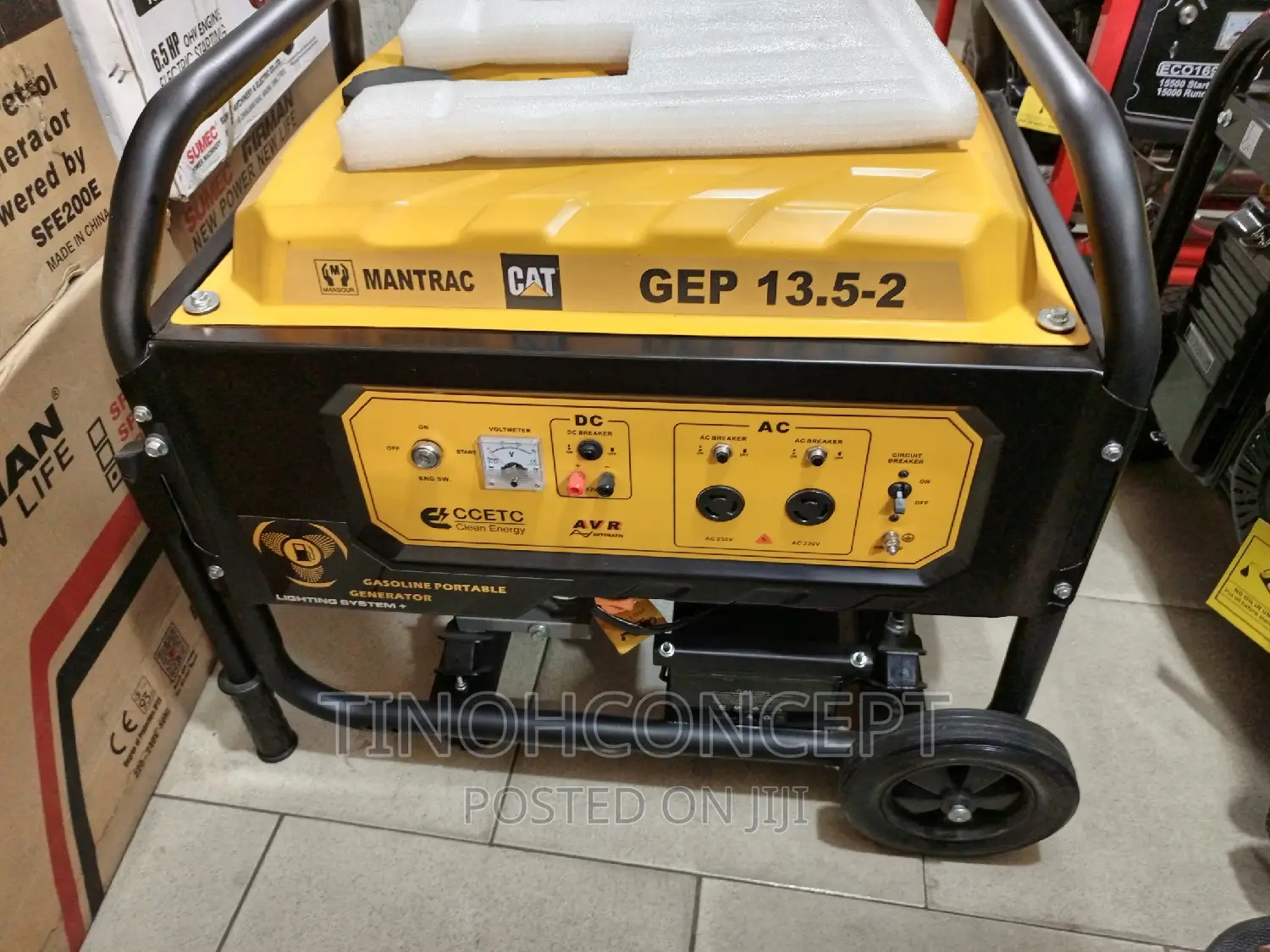 Mantrac CAT Petrol Generator 12 KVA