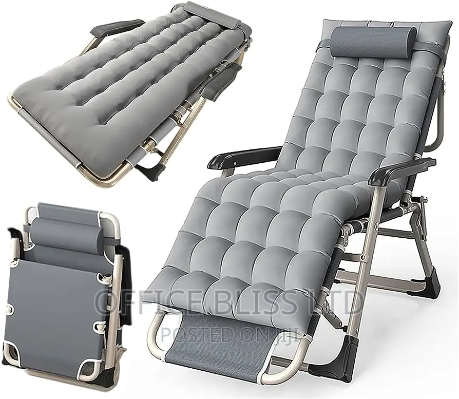Relaxing Chair With Cushion Headrest