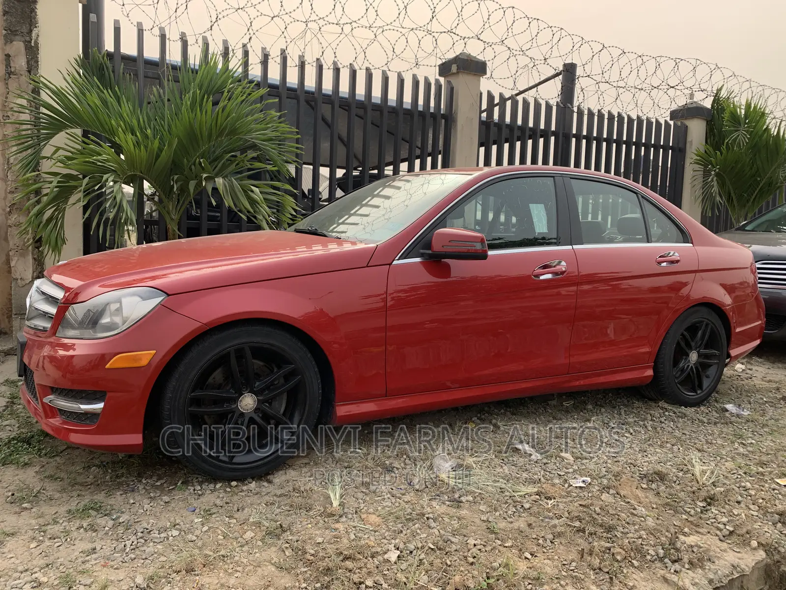 Mercedes-Benz C300 2012 Red