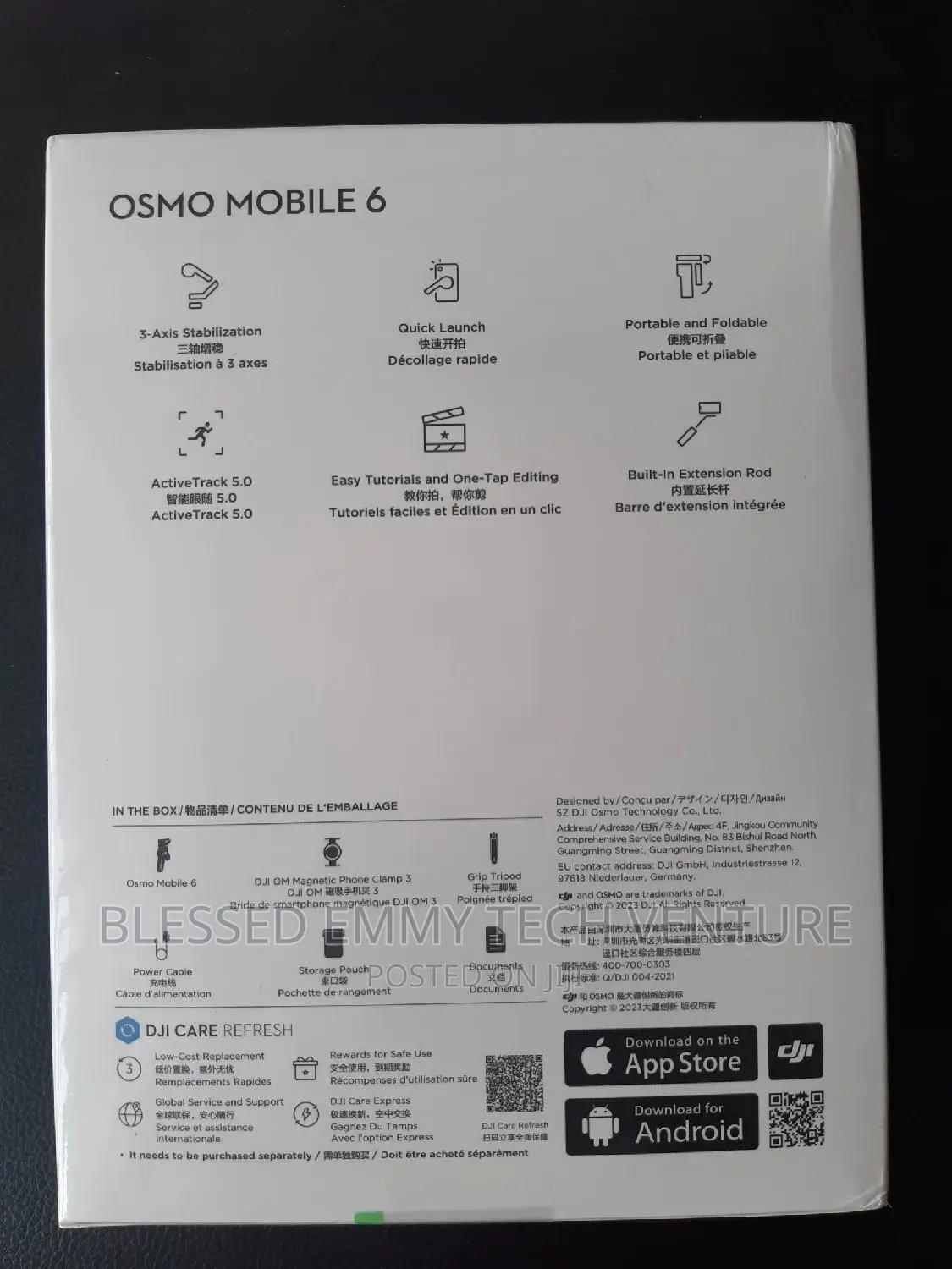 DJI Osmo Mobile 6 Gimbal Stabilizer For Smartphones