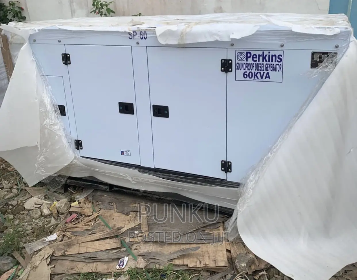 Brand New Sp60 Kva Perkins Soundproof Generator Pure Copper