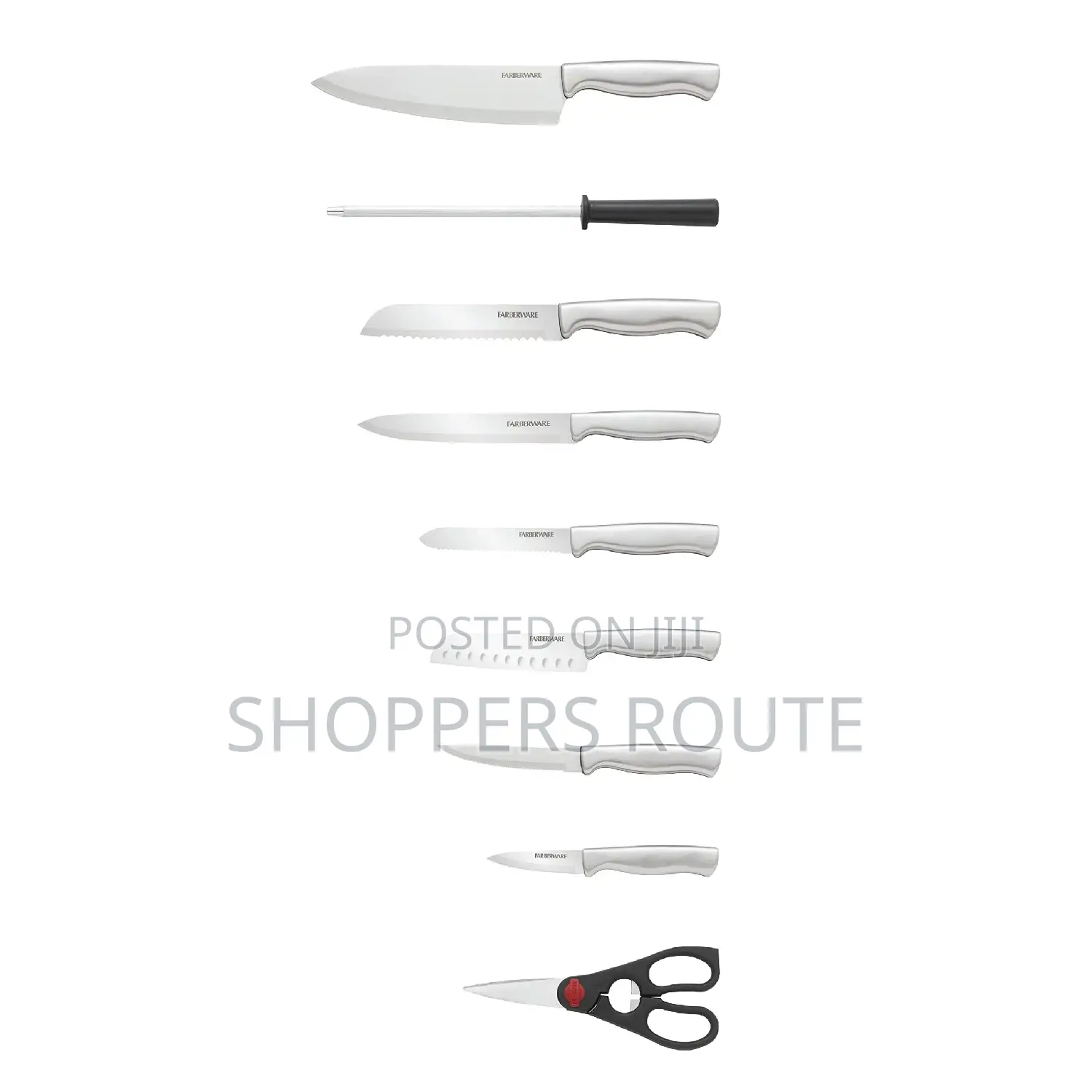Farberware 15-Pc. Stainless Steel Cutlery Set