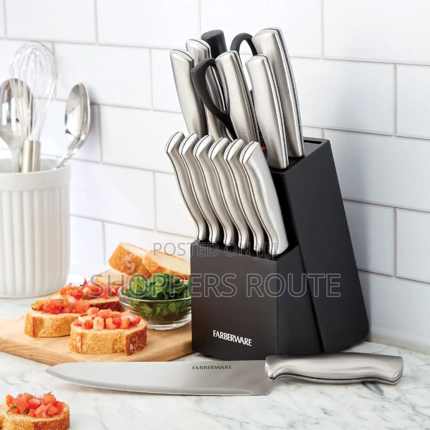Farberware 15-Pc. Stainless Steel Cutlery Set
