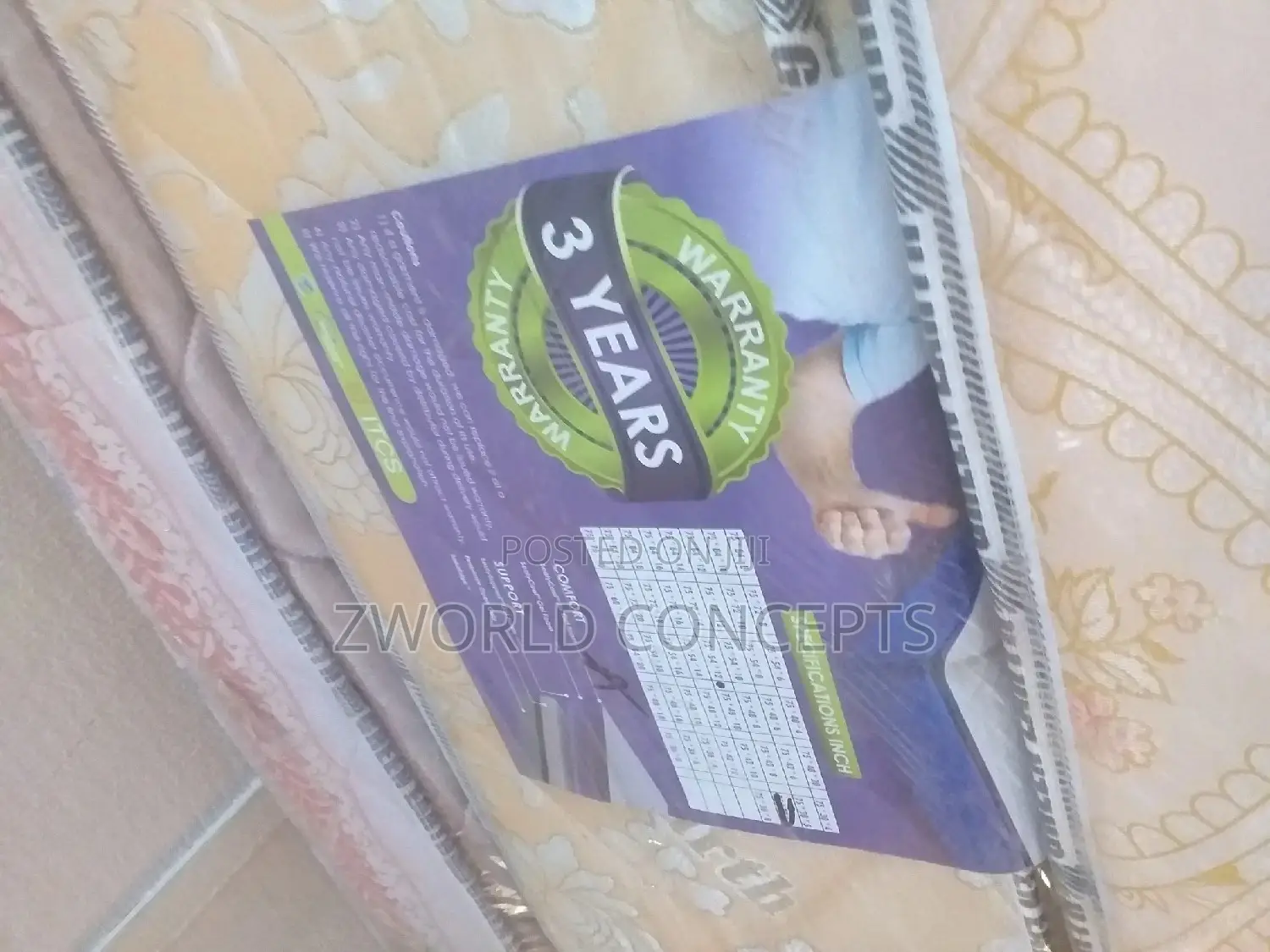 41⁄2by6by14inches Orthopedic Matress