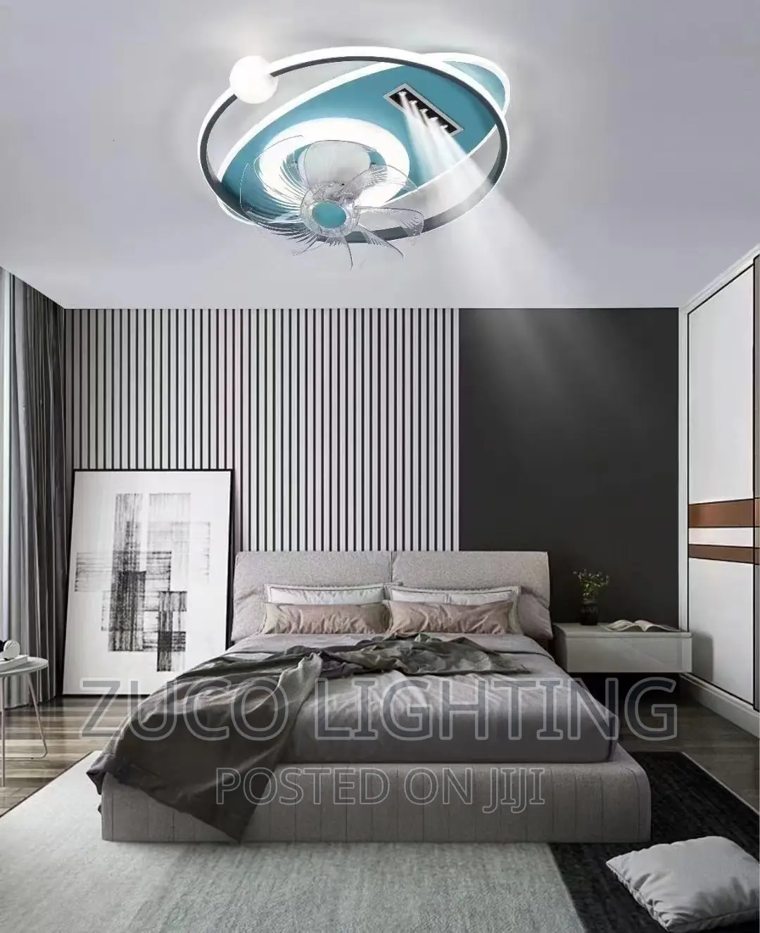 Modern LED Ceiling Frosh Lamps With 3 Different Colourslight
