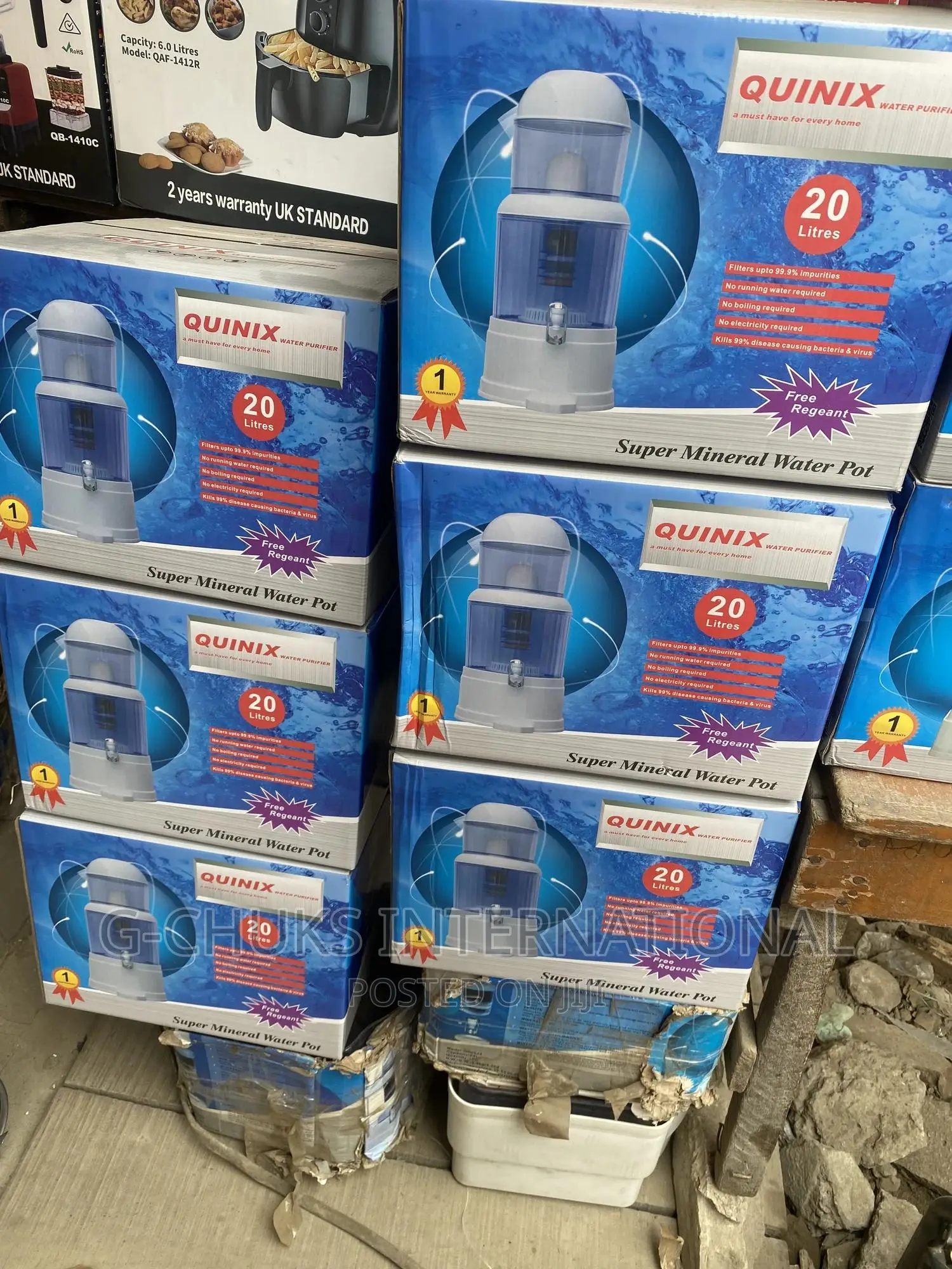 Quinix Water Purifier and Dispenser -20l + Akaline Phtester