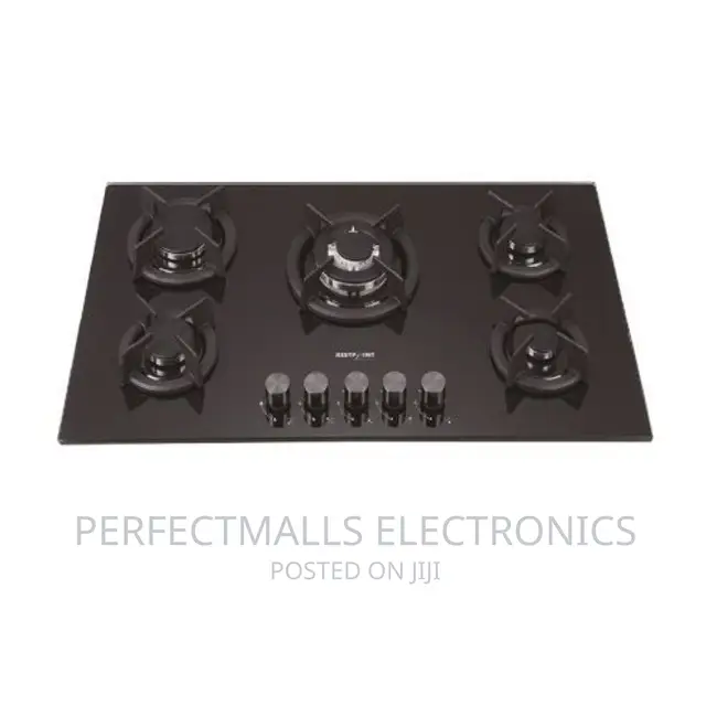Restpoint 5 Burner Built in Glass Tempered Gas Cooker Rc-Gh4