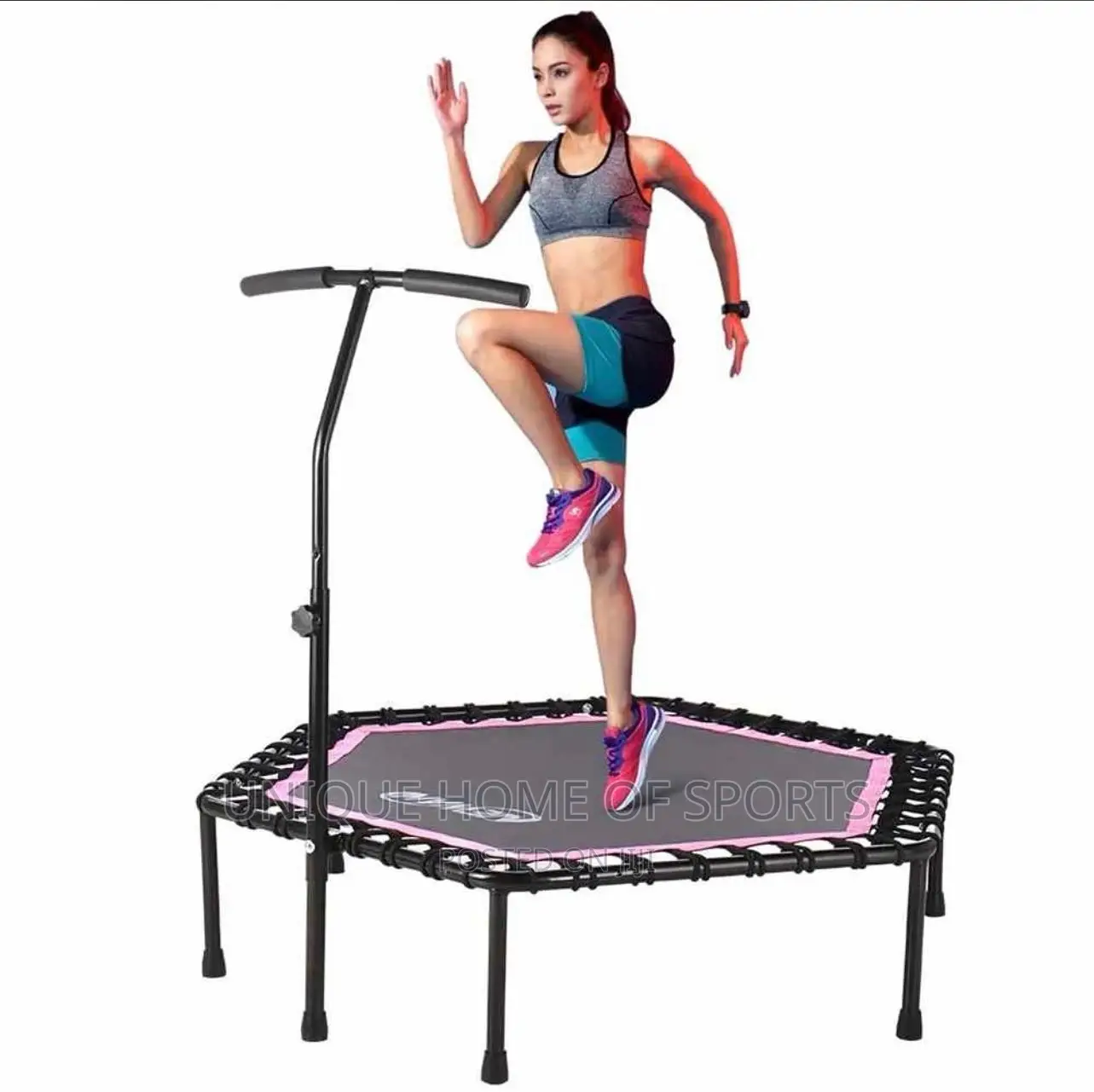 Aerobic Exercise Trampoline With Handle
