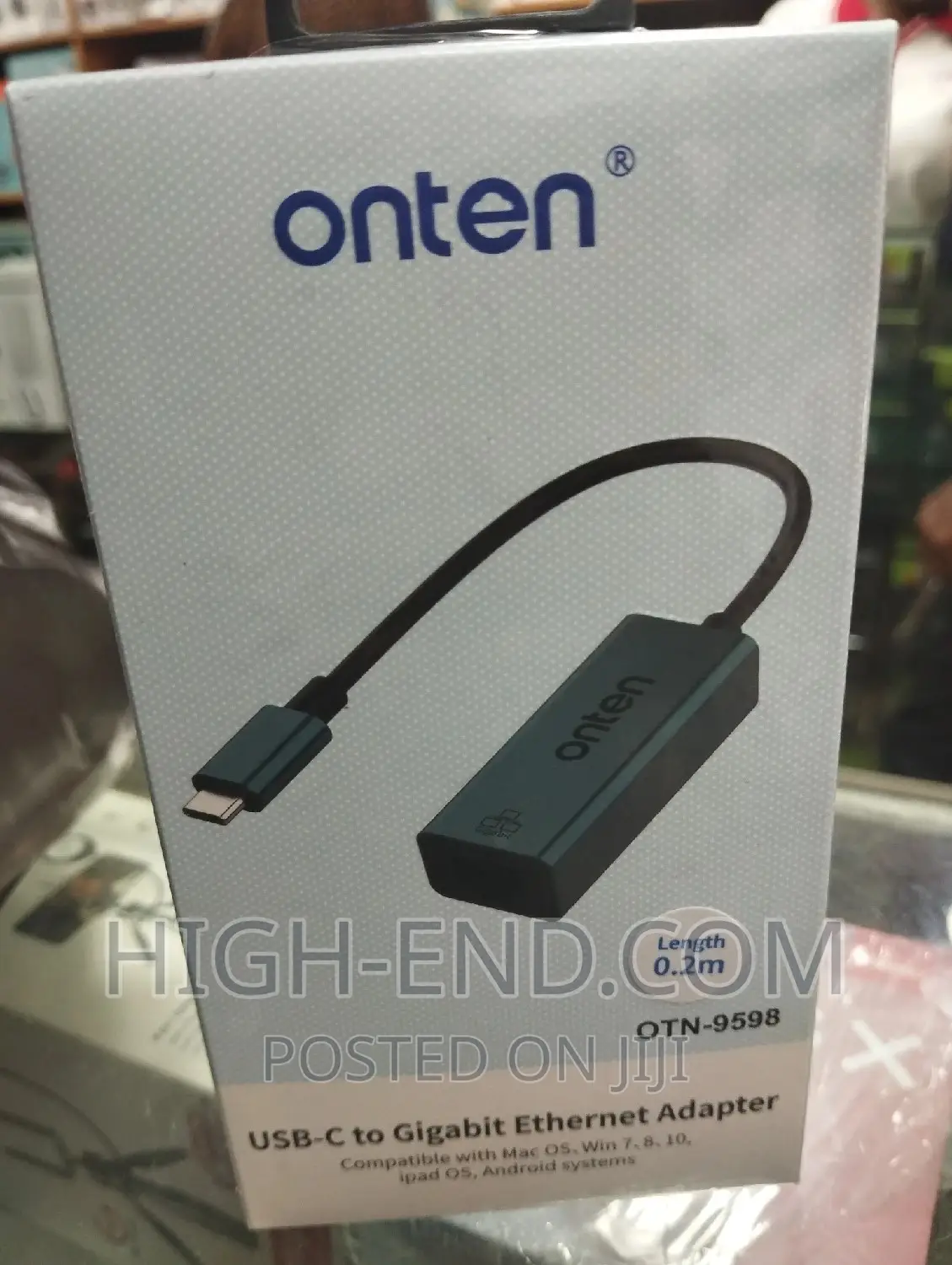 Onten 9598 Usb C to Gigabit Ethernet Adapter