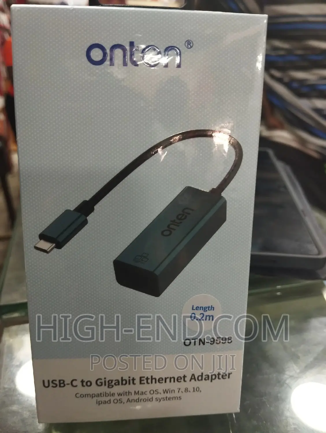 Onten 9598 Usb C to Gigabit Ethernet Adapter