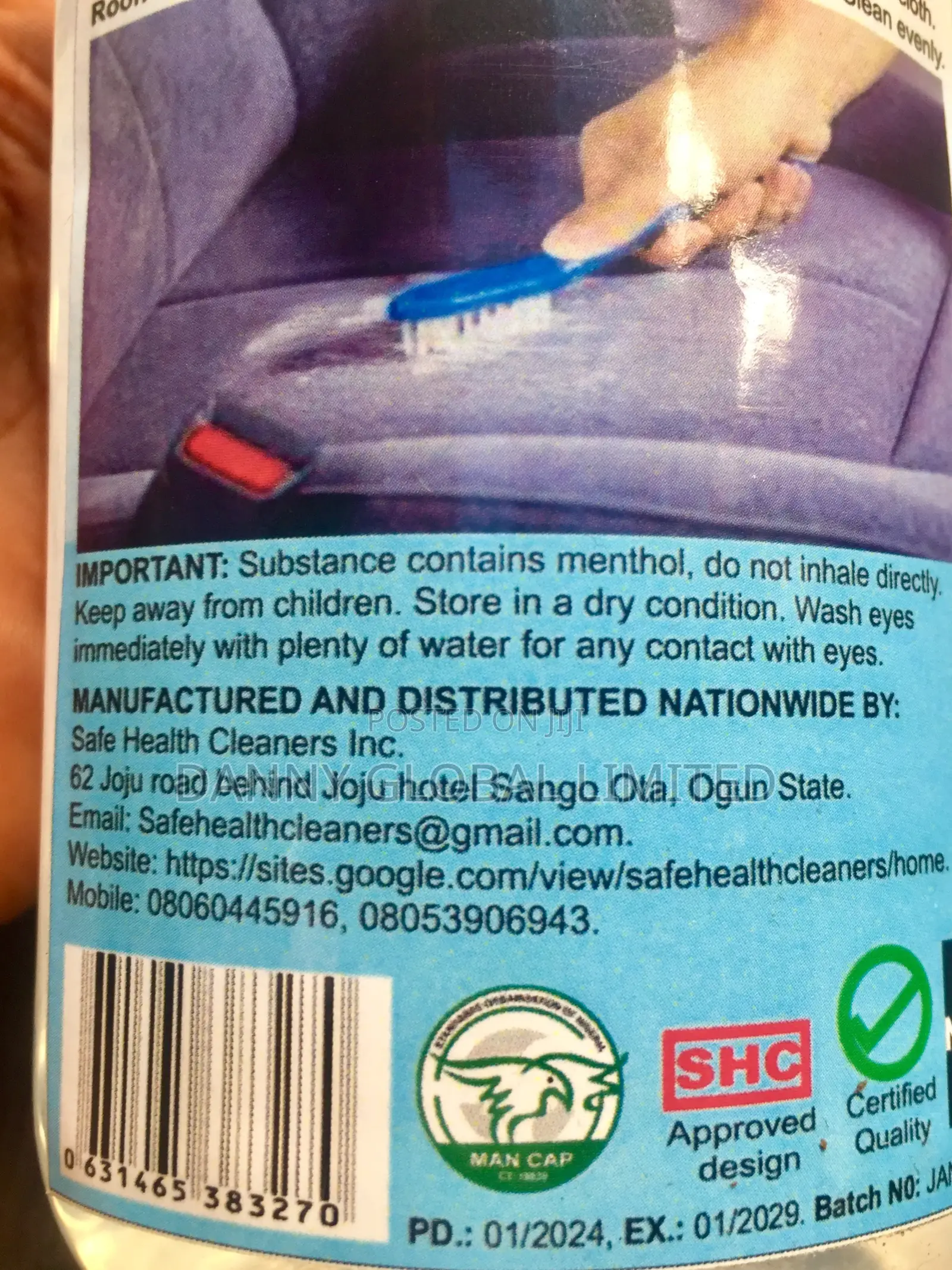 Car Interior Tough Dirt Cleaner