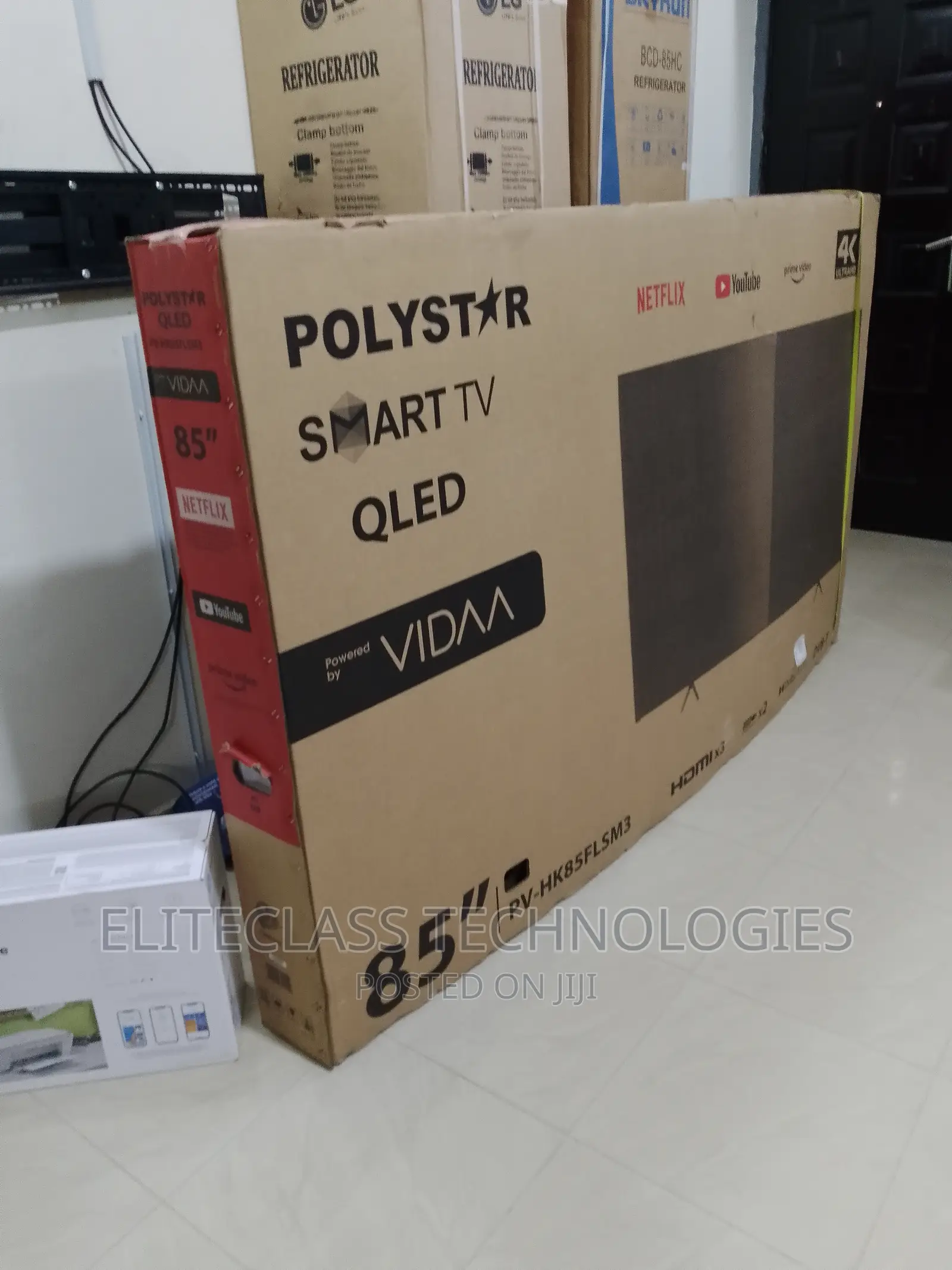 Smart Polystar LED Ultra HD TV With Netflix,Frameless