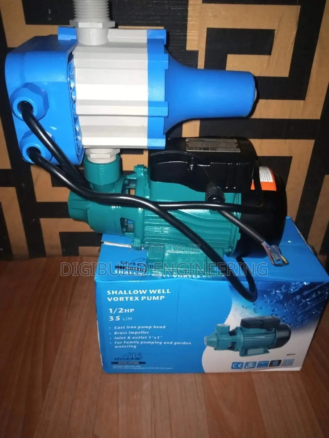 0.5hp Myhome Automatic Pressure Water Pump