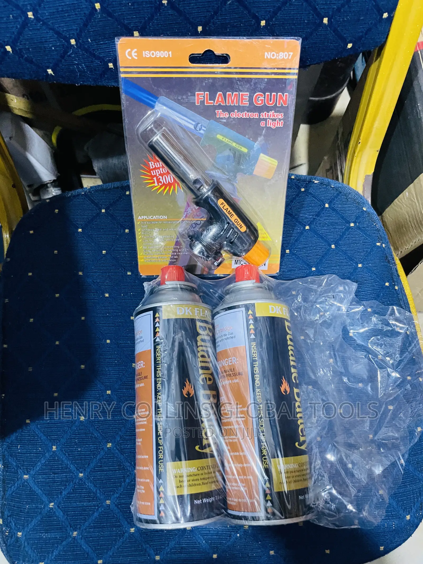 Flame Gun With Gas