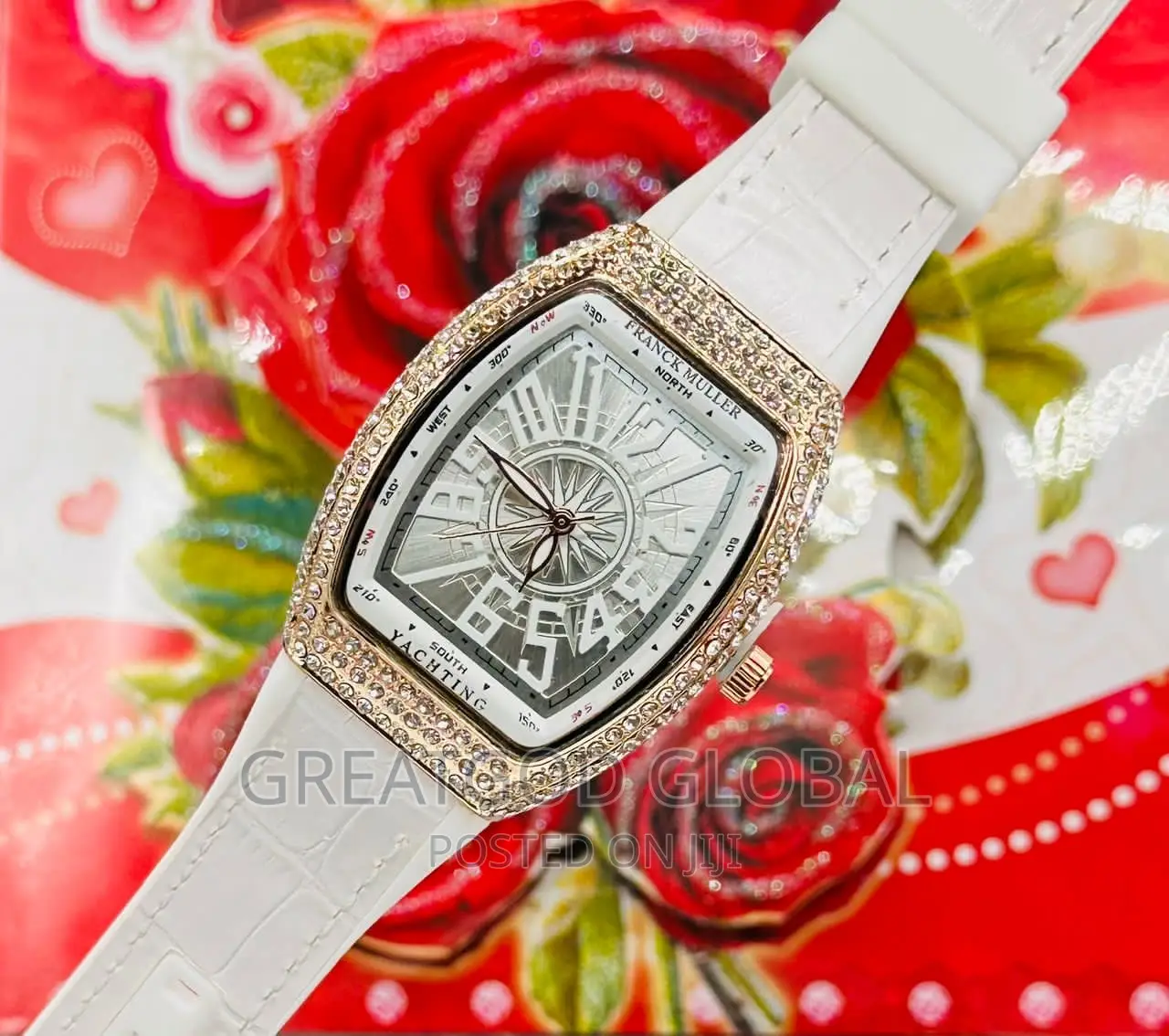 Frank Muller Wristwatch Unique Designs. White Color