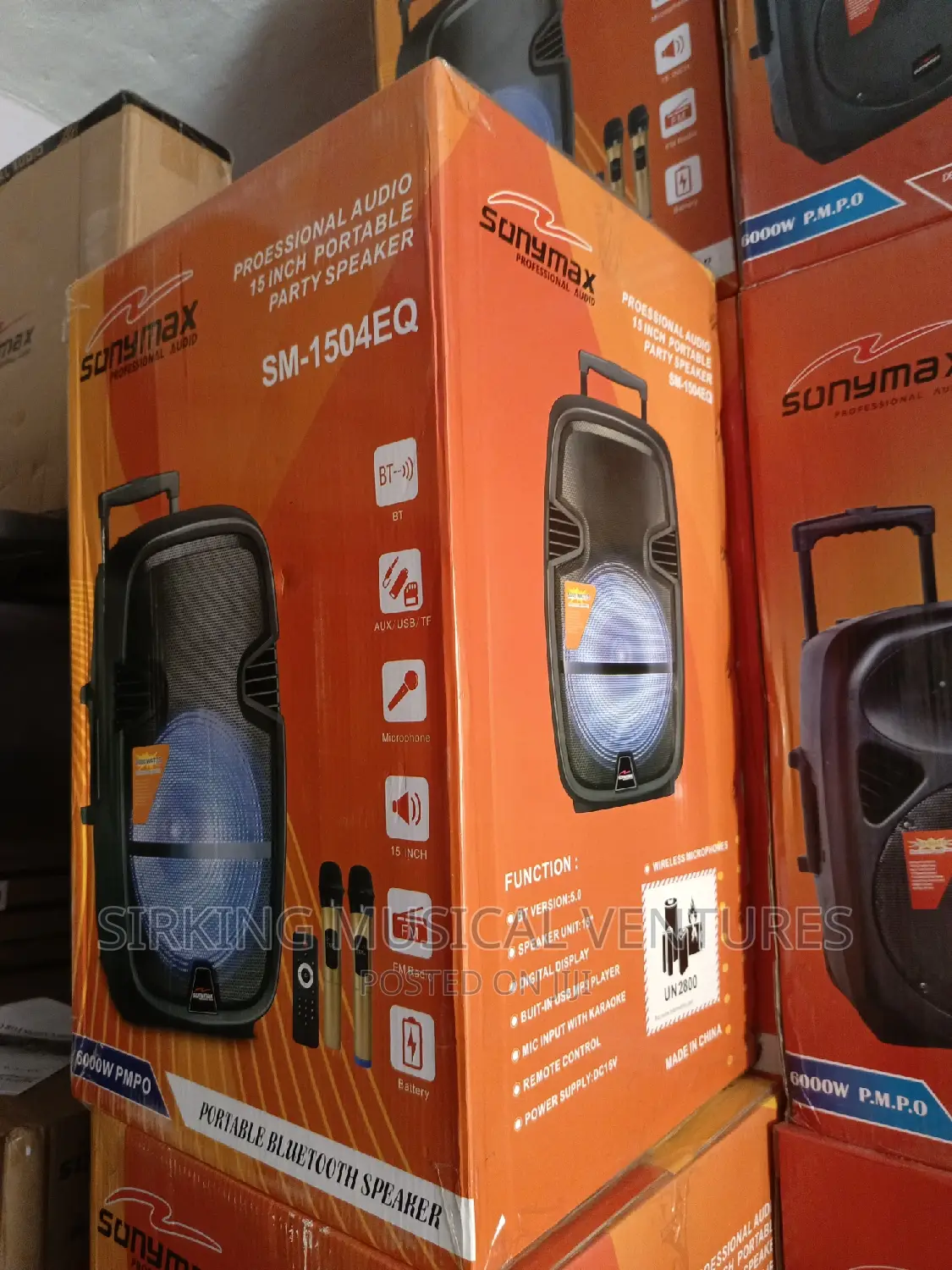 Sonymax 15inches Public Address System