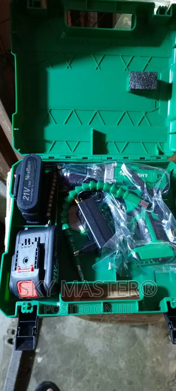 21v Cordless Impact Drill With Iron Chuck