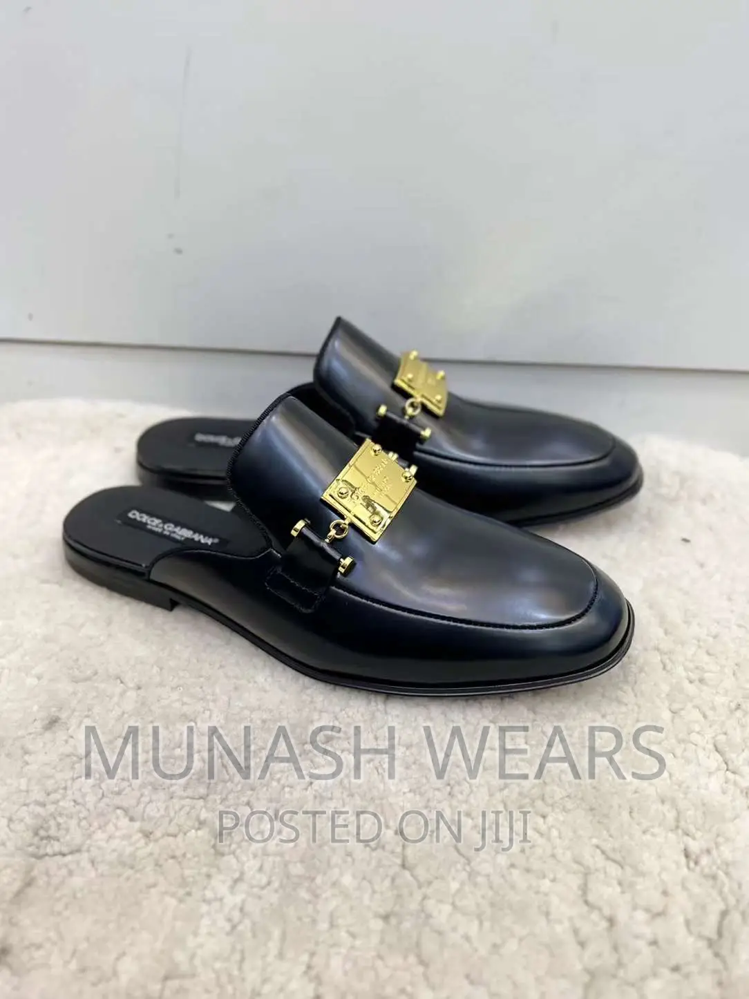 Italian Leather D G Half Shoe