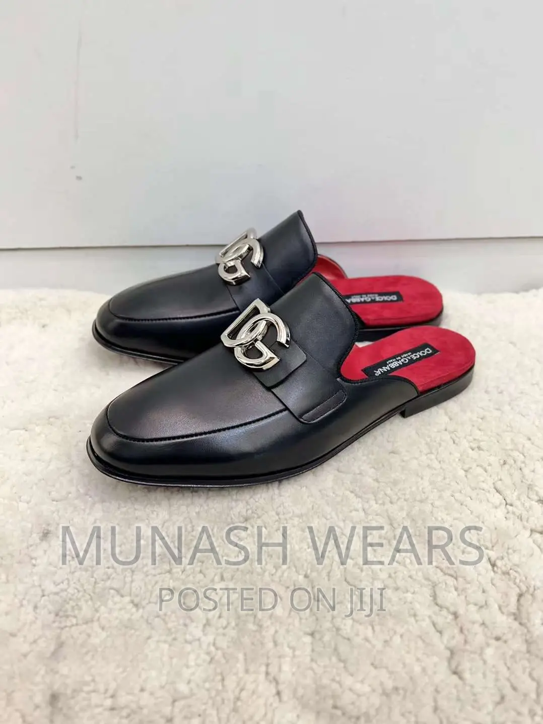 Italian Leather D G Half Shoe