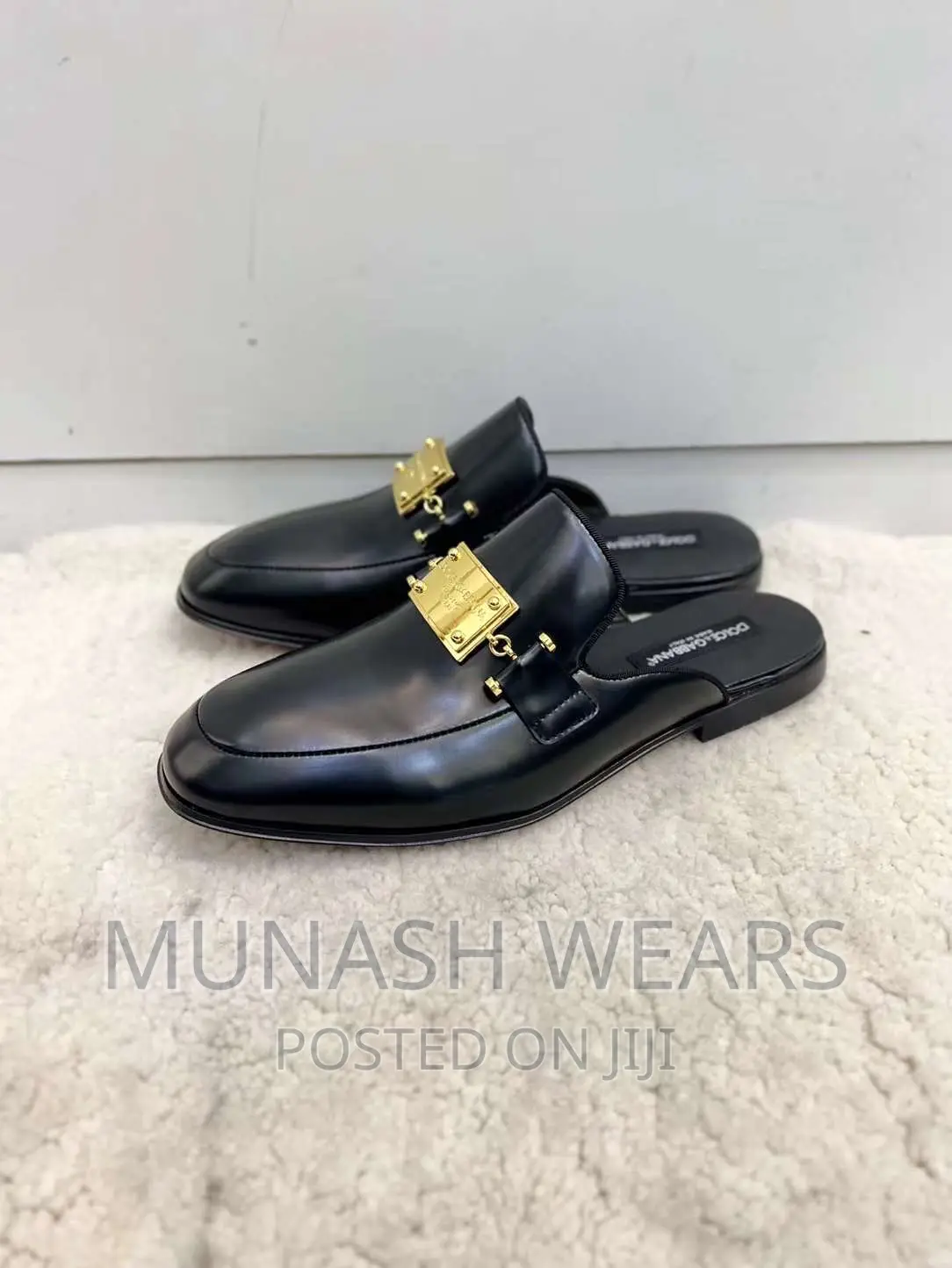 Italian Leather D G Half Shoe