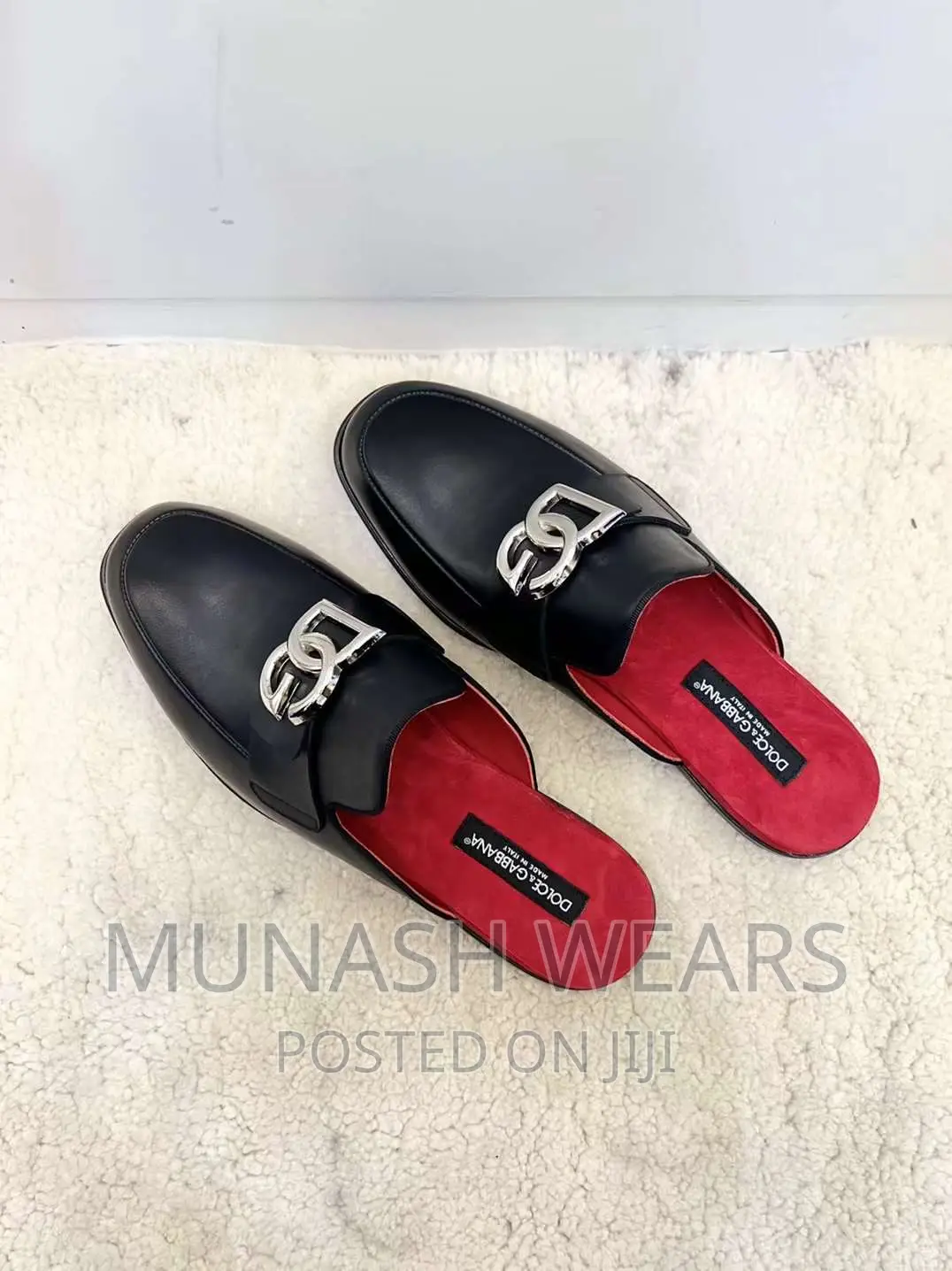 Italian Leather D G Half Shoe