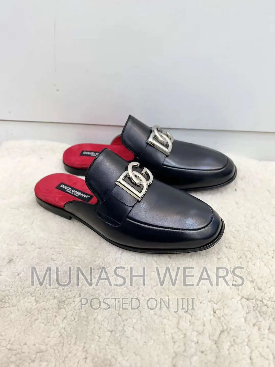 Italian Leather D G Half Shoe