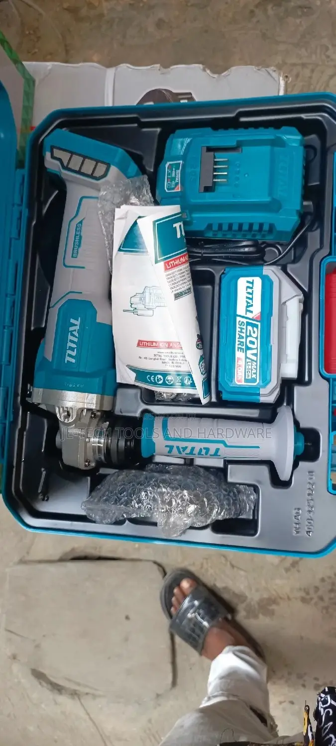 Total Cordless Angle Grinder 20v Brushless