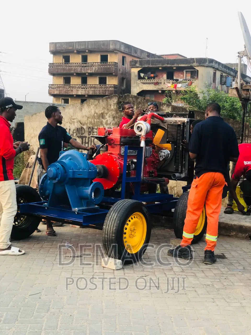 Complete Rotary Fire Pump Machine 165hp
