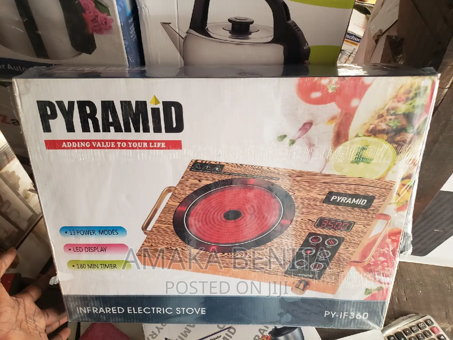 Pyramid Infrared Electric Stove