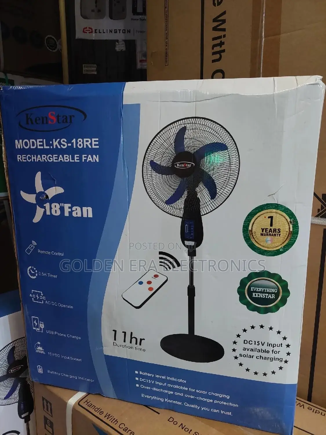 Kenstar Rechargeable Fan