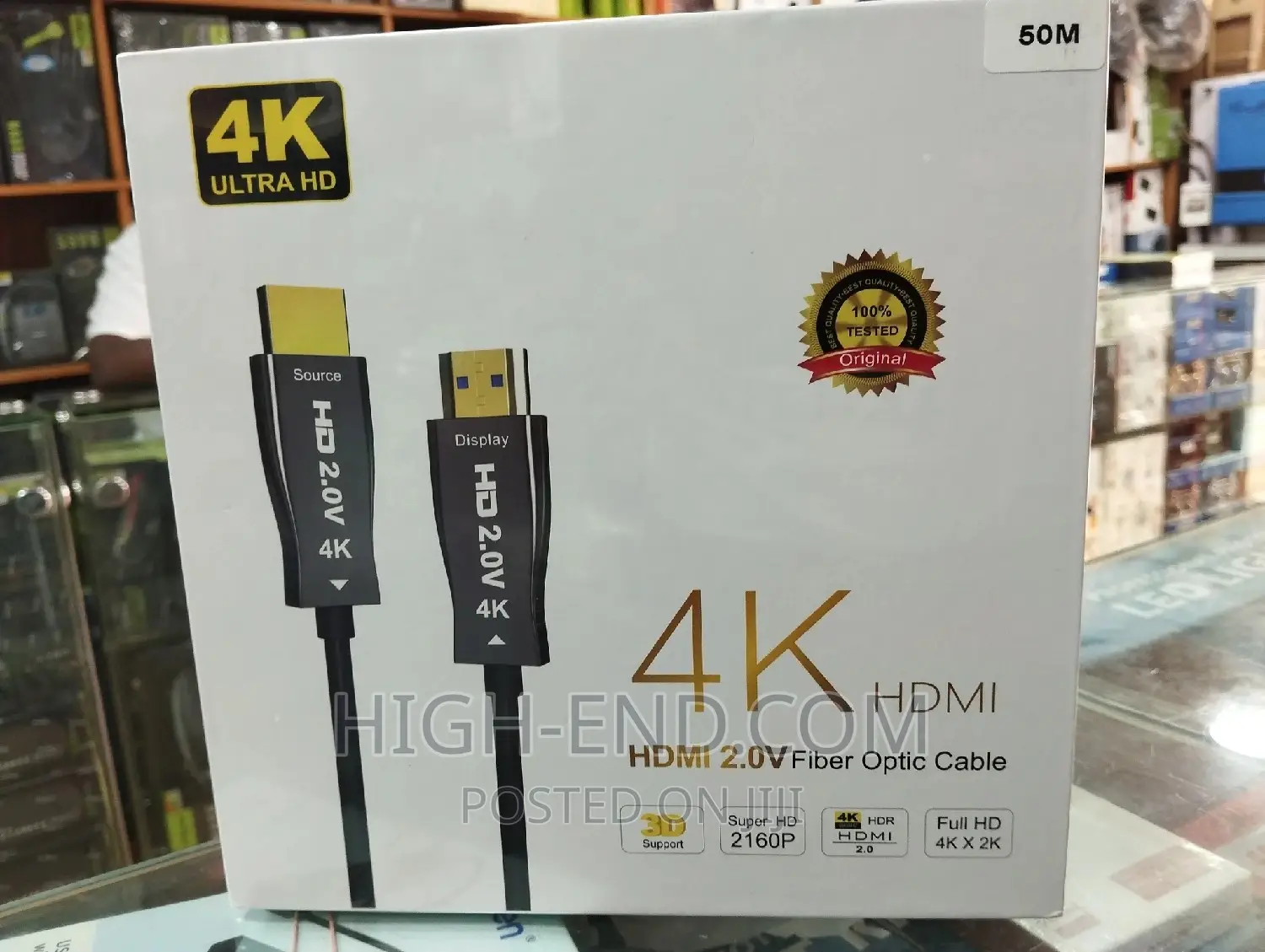 HDMI 50M Ultra HD Optical Fibre Cable