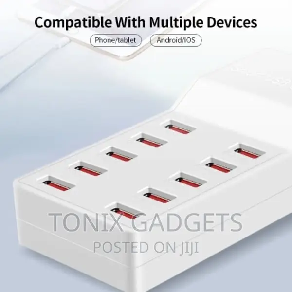 10 Ports USB 50W Intelligent Charger